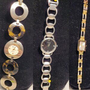Watches, lot of three, Geneva, Fossil, Anne Klein